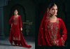Gulbahar By Mumtaz Arts Crush Velvet Designer Salwar Suits 